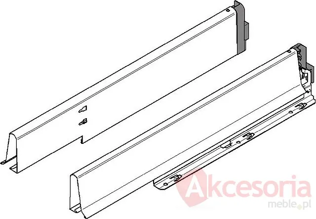 Tandembox ANTARO Boki M=83mm ZLEWOZMYWAK dł.50cm J.Białe
