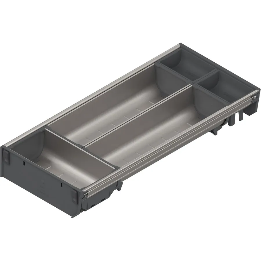 Wkład na sztućce ORGA-LINE do Tandembox - inox / 19.2x45 cm 