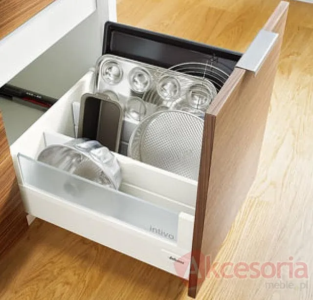 Ścianka Działowa Z46L Do Tandembox dł.50cm Czarna