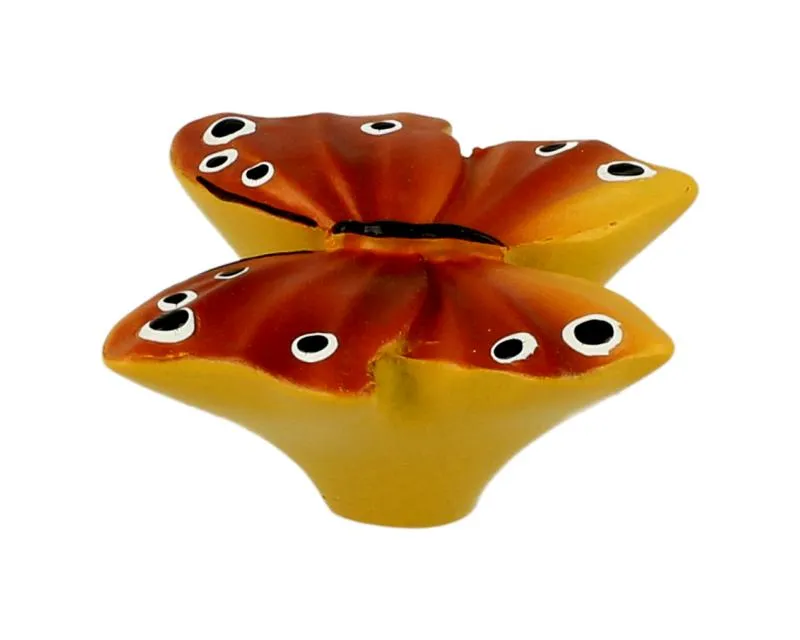 Gałka BUTTERFLY H046-47A9 - czerwony / 47 mm