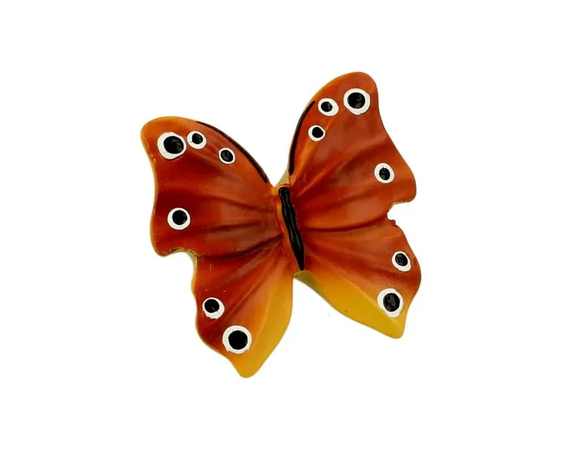 Gałka BUTTERFLY H046-47A9 - czerwony / 47 mm