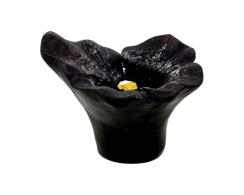 Gałka H126-50 Z Kolekcji Flower Granatowy Bratek