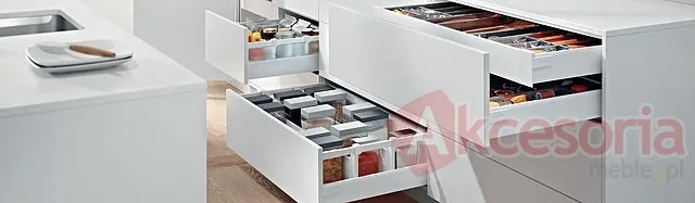 Tandembox Wys.D(M+2R)=198mm Głęb.55cm 30kg SZARA Hamulec