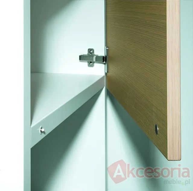 Magnetyczny zatrzask drzwiowy Push z płytką do drzwi drewnianych