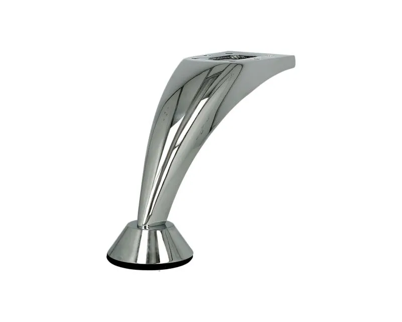 Nóżka NZ07 Bez Regulacji Wys. 120mm CHROM POŁYSK