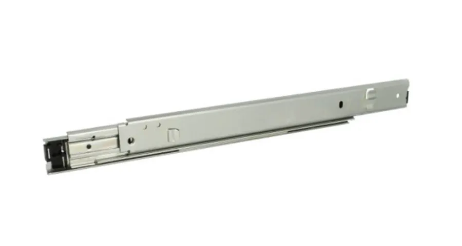 Prowadnica do mebli metalowych DZ7400 / dł. 30 cm / 40 kg / wysuw ponad 100% / montaż bagnetowy