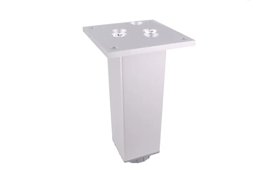Stopka 45x45 regulowana (AK45) H150mm. aluminium/tworzywo sztuczne C-0