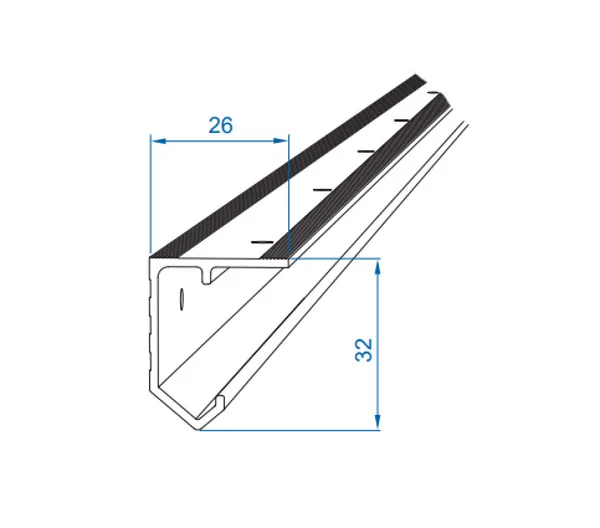Zestaw SATURN ST15 do 1 drzwi przejściowych / dł. 150 cm / 45 kg