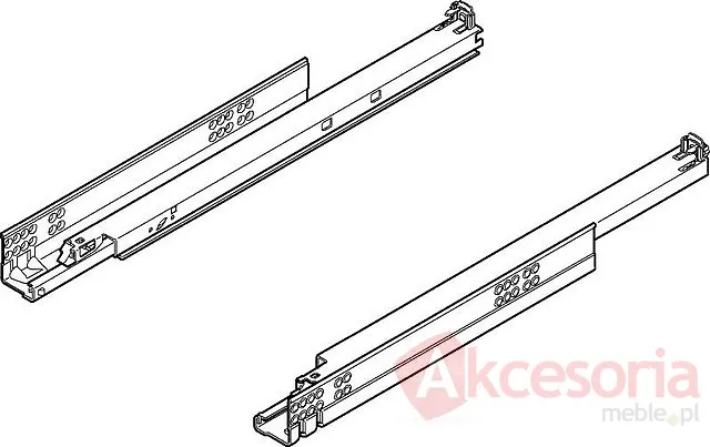 Prowadnica TANDEM Plus Z HAMULCEM 560H dł.60cm Wysuw 100% Blum