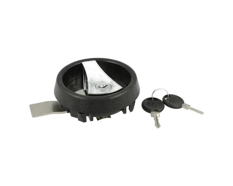 Zamek do drzwi metalowych Siso X-8813 - czarny