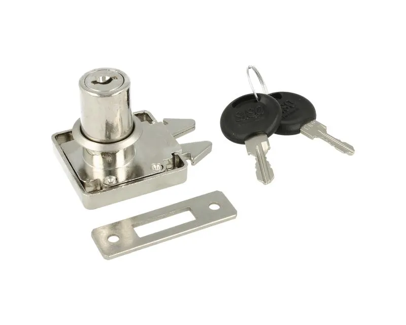 Zamek żaluzjowy Siso X-855 - niklowany / fi 19 mm