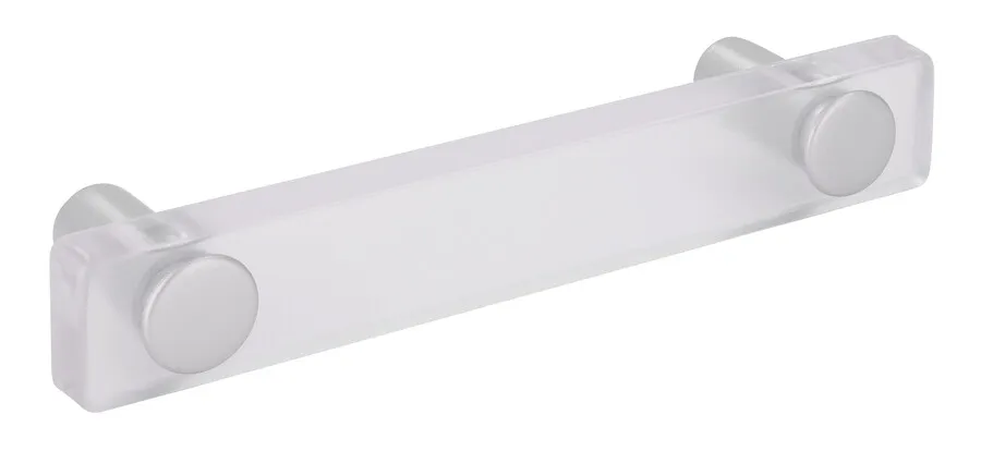 Uchwyt LINOSELLI GLASEFFEKT 8119-126 - przezroczysty / rozstaw 96 mm