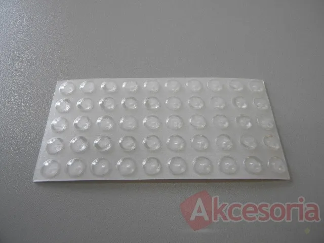 odbojnik na klej, wysokość: 1.5 mm średnica 8mm 1SZTUKA