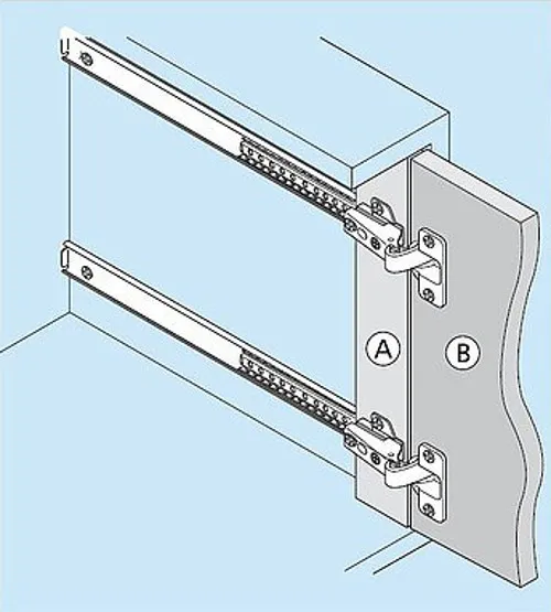 Prowadnica DZ1312-0040 Do Drzwi Chowanych Pionowych Accuride