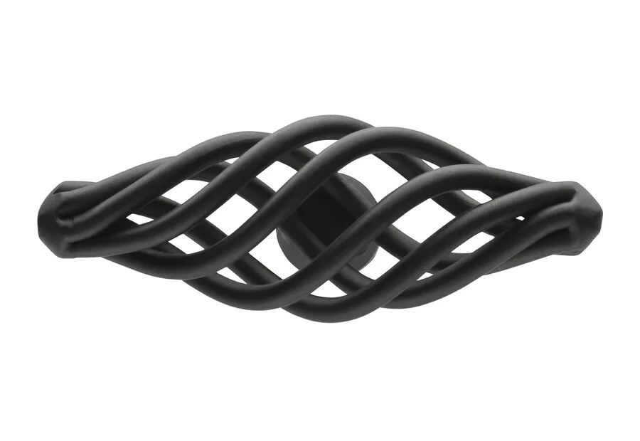 Gałka CAGE 1268 - czarny mat / 62 mm