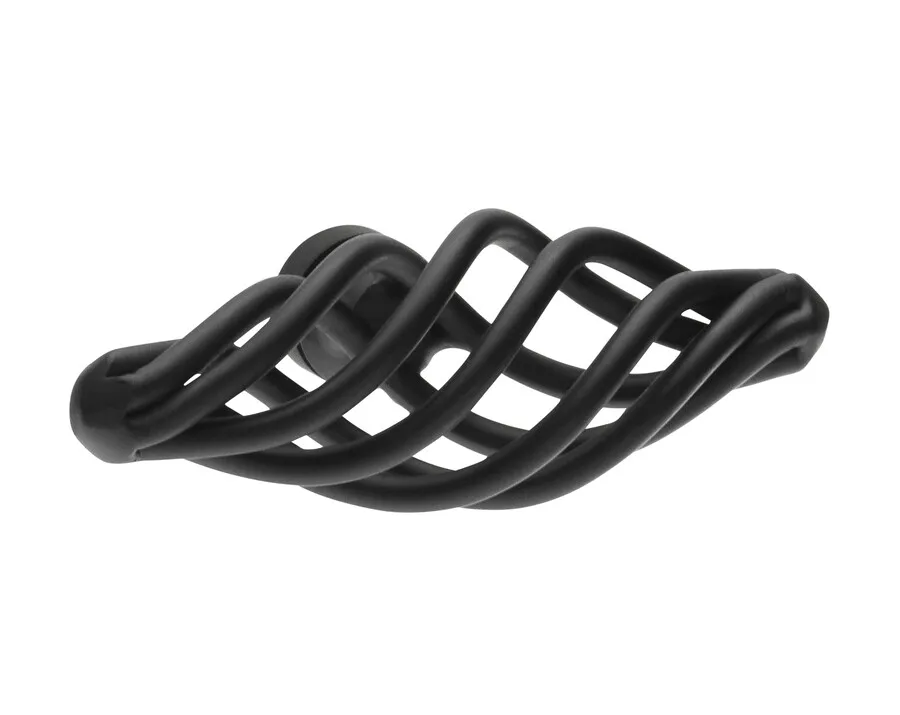 Gałka CAGE 1268 - czarny mat / 62 mm