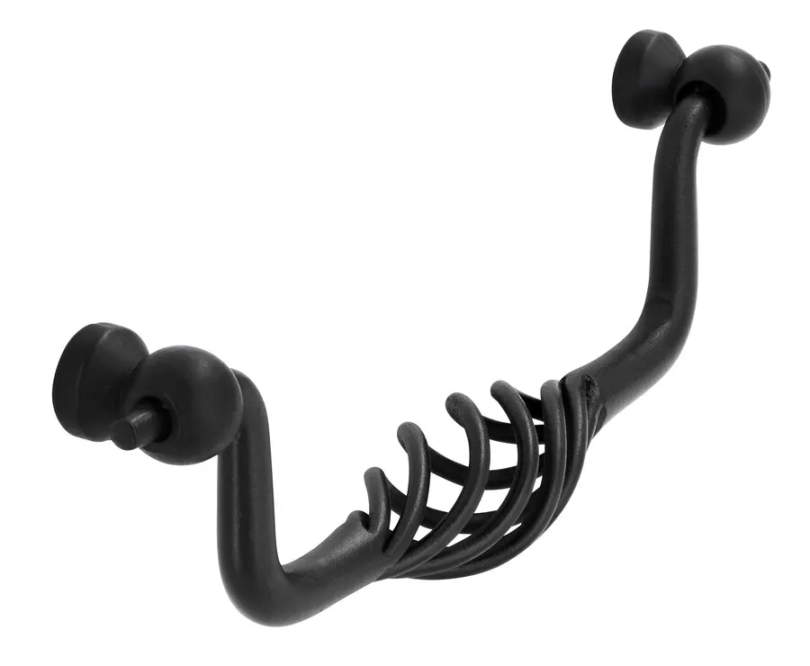 Uchwyt CAGE 1267-147 - czarny mat / rozstaw 128 mm
