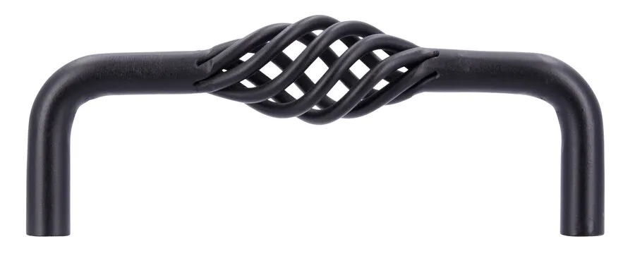 Uchwyt CAGE 1304-104 - czarny mat / rozstaw 96 mm