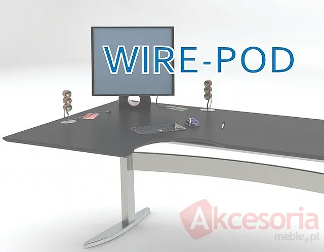 Przepust WIRE-POD Slot SMALL Czerwony Obudowa Czarna