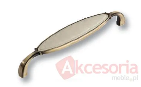 Uchwyt 1973 Z Kolekcji Druckguss Stary Mosiądz Szcz, Rozst.128mm