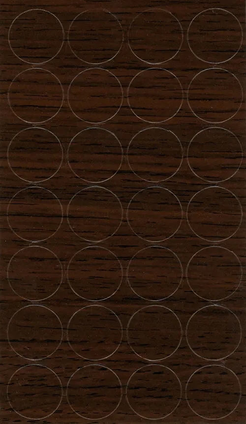 Zaślepka samoprzylepna 343 - wenge amari / 20 mm