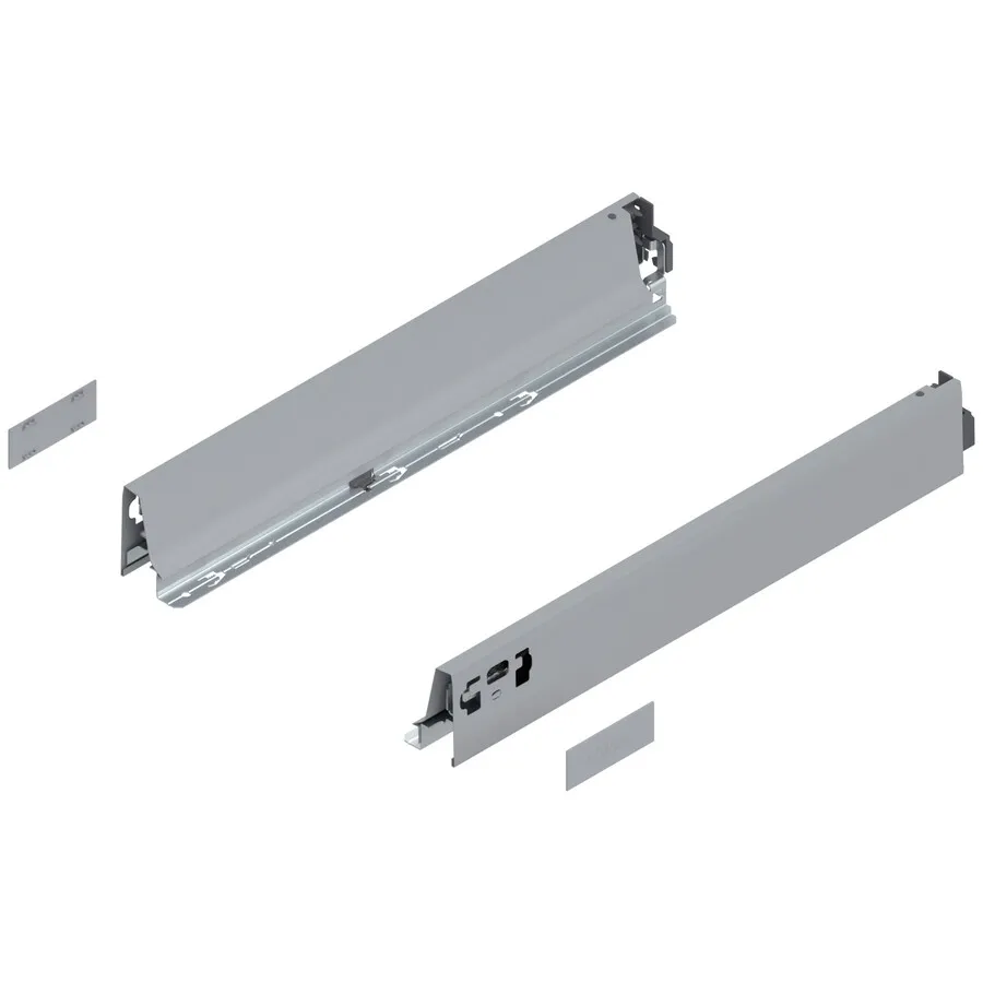 Boki TANDEMBOX ANTARO / wys. N=68 mm / dł. 45 cm / szary