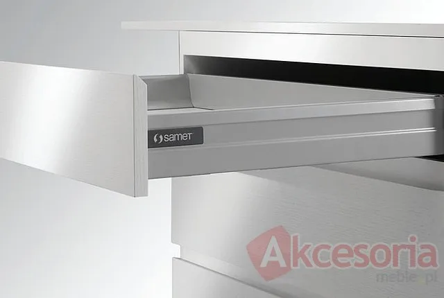 Szuflada Smart BOX 93/500  KPL. H=93 Kolor Srebrny