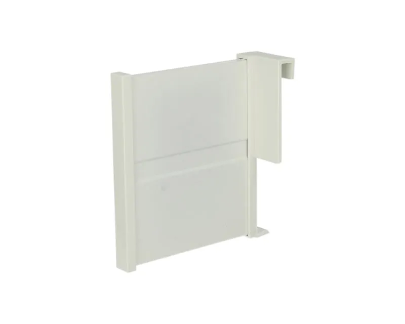 Przegródka ORGA-LINE do listwy Z40L - jedwabiście biały / 10x11 cm