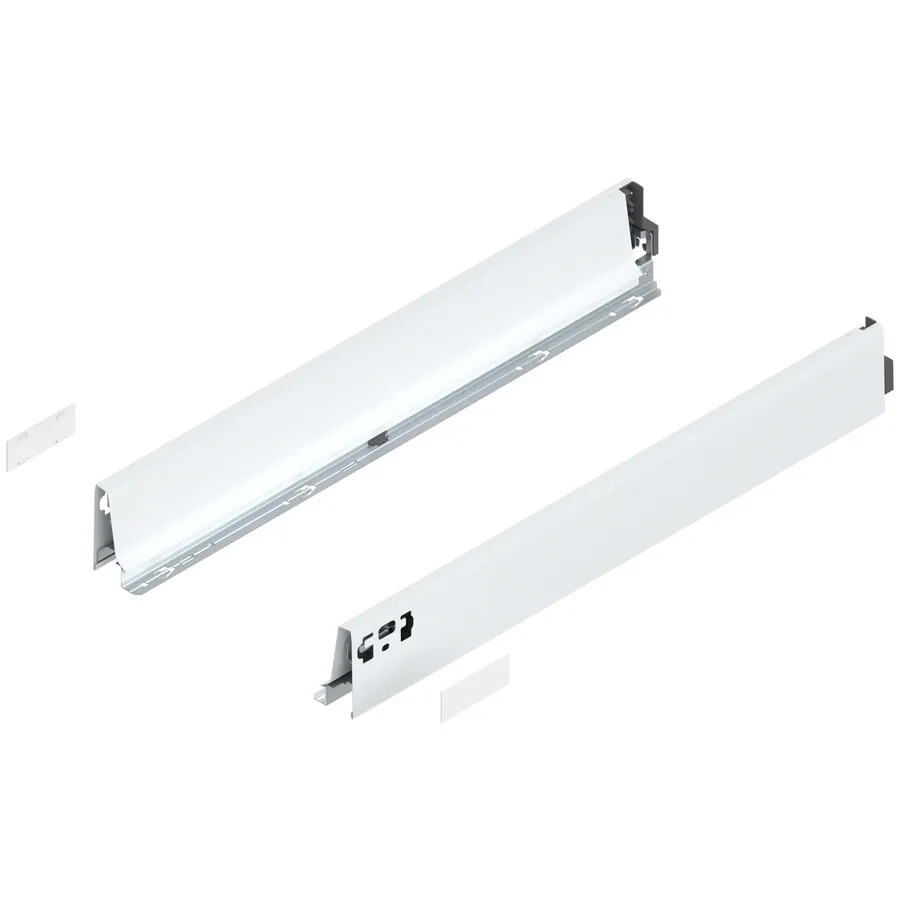 Boki TANDEMBOX ANTARO / wys. M=83 mm / dł. 60 cm / biały