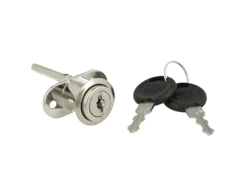 Zamek centralny przedni Siso 1018 - niklowany / fi 19 mm
