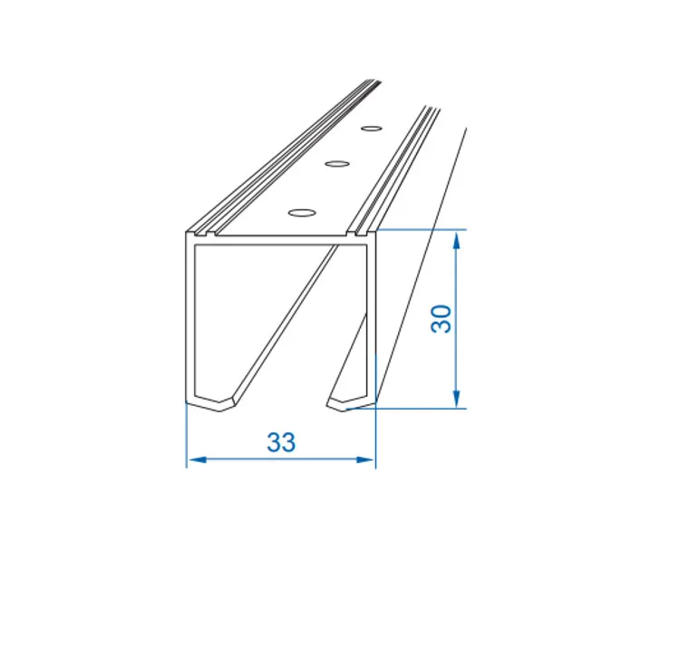 Zestaw HERKULES PLUS HP25 do 2 drzwi składanych / dł. 150 cm / 25 kg