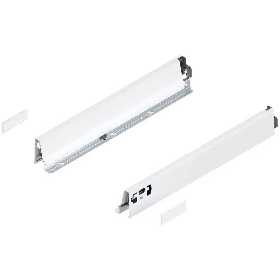 Szuflada TANDEMBOX ANTARO z hamulcem / wys. N=68 mm / dł. 45 cm / 30 kg / biały