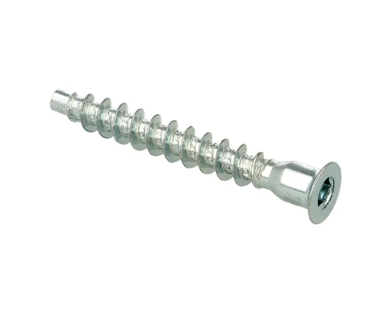 Konfirmat 6.4x50 metal ocynk biały 1szt