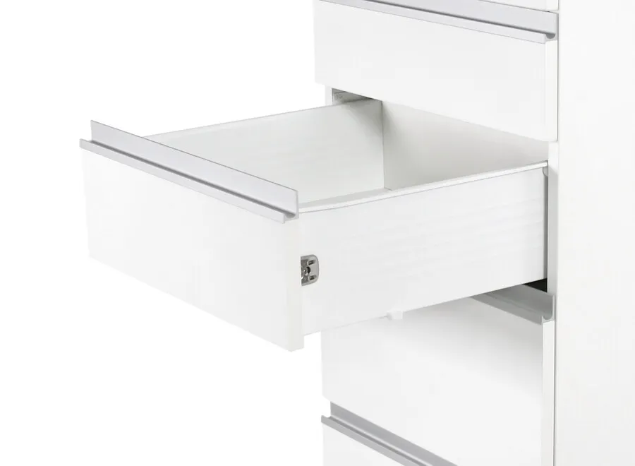 Szuflada frontowa Metal Box 35 cm / 15 cm - biały / częściowy wysuw