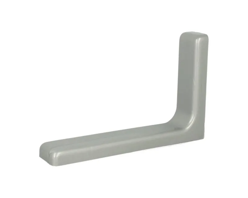 Wspornik półki  L180 metal/tworzywo srebrny 2 sztuki