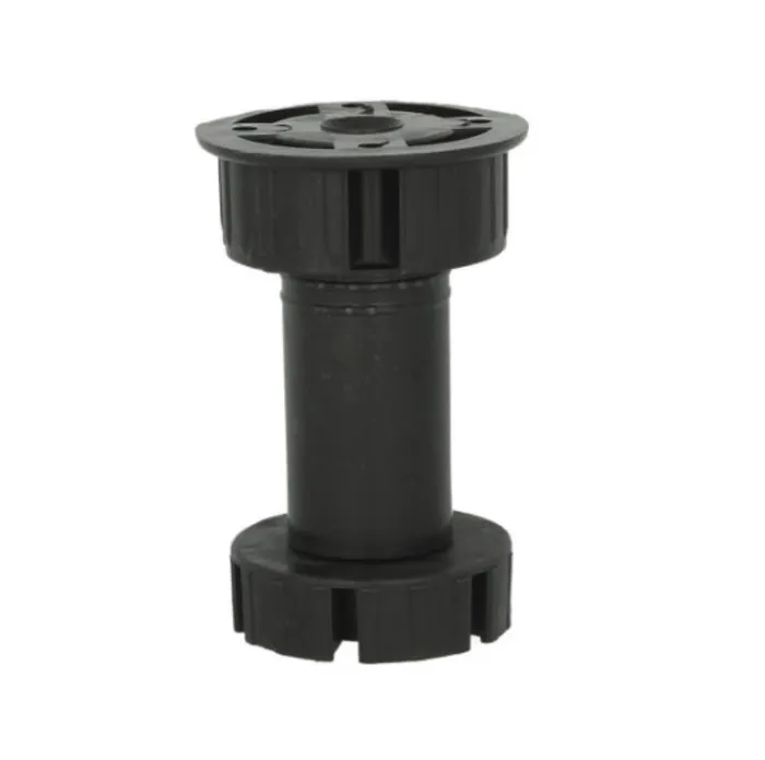 Nóżka plastikowa PN16 czarna  wys. 10cm