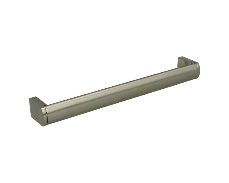 Reling RE21 ZnAl Stal Nikiel Szczotkowany Rozstaw 192 mm