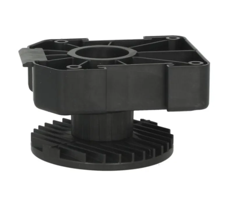 Nóżka A0683 360 Udźwig 380kg Wys. 6cm Z Regulacją Czarna Wurth