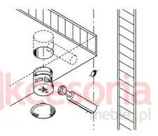 Trzpień łączący MINIFIX S200 - stal surowa / otwór 5 mm / wiercenie 34 mm