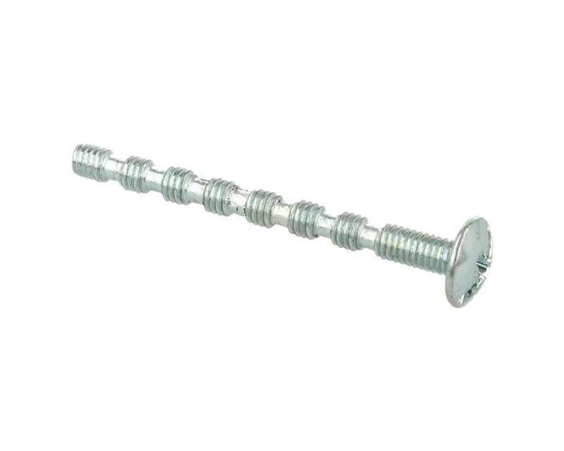 Wkręt uchwytu uniwersalny Siso M4 do przycięcia - jasny ocynk / dł. 45 mm