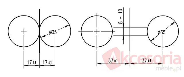 Łącznik do blatów długi Wurth A0683243 - ocynk