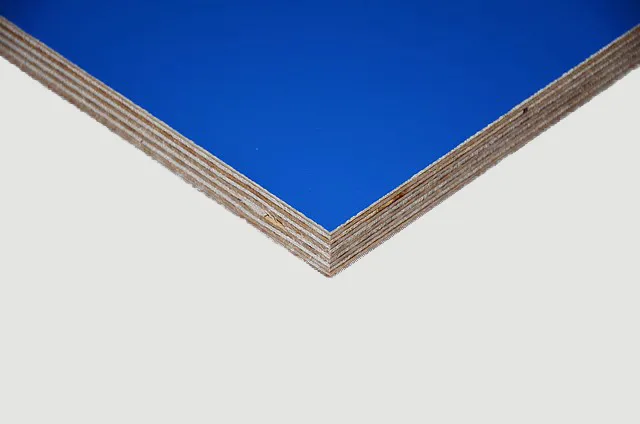Sklejka 15 mm (1250x2500) Wilgocioodporna Brzoza Melamina kolor Niebieska (A)