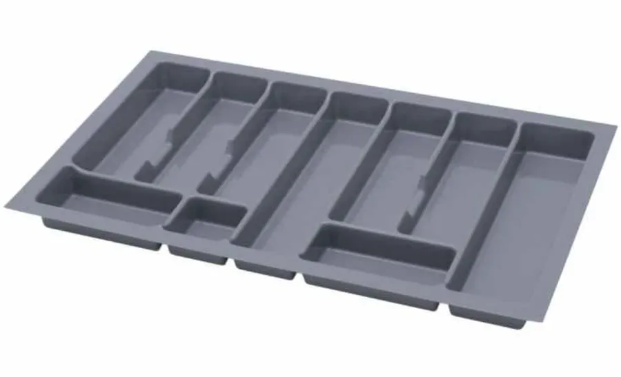 Wkład szufladowy UNI 80 730X430 1,6 MM tworzywo sztuczne metalik