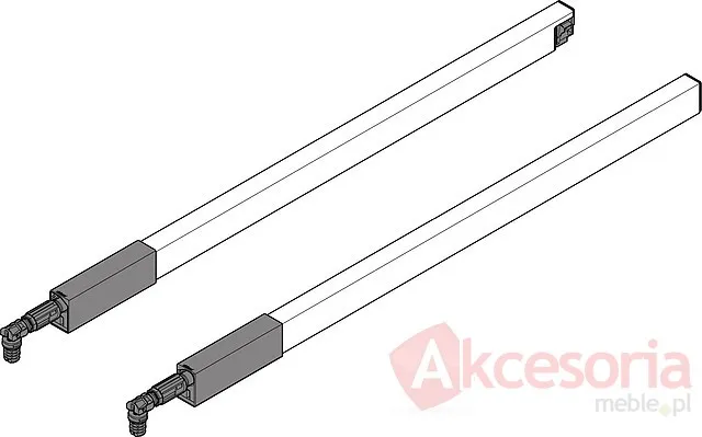 Tandembox ANTARO Wys.D=M+Z37A Głęb.50cm 30kg SZARA Hamulec