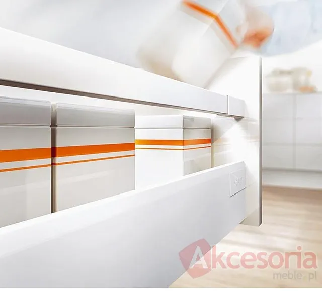 Tandembox ANTARO Wys.D=M+1Reling Dł.55cm/Szer.60cm SZARA Hamulec