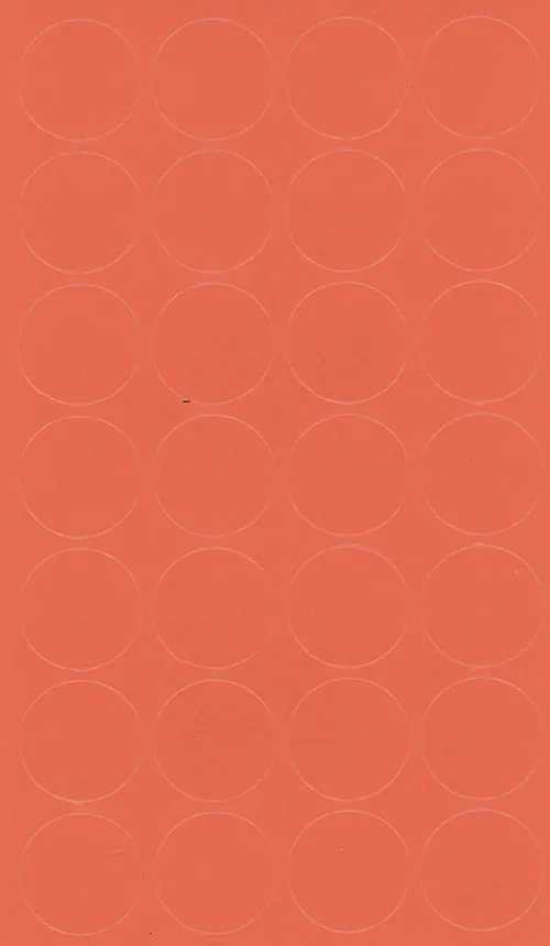 (W)Zaślepka Samoprzylepna 091 14mm Global Orange
