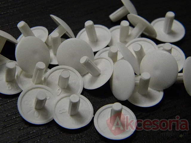 Zaślepka biała  wciskana w łeb wkrętu 12x3,0mm