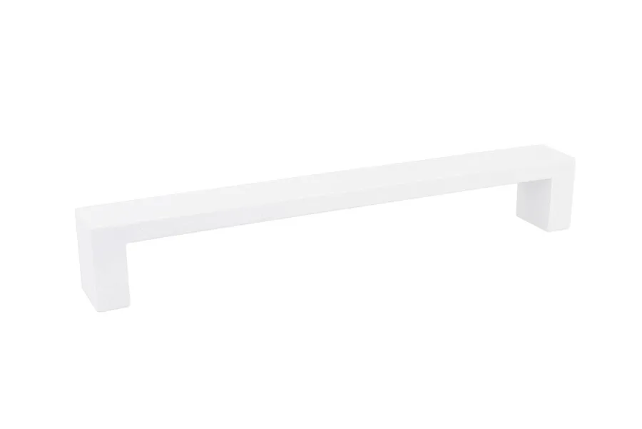 Uchwyt aluminiowy UA59 - biały połysk / rozstaw 160 mm