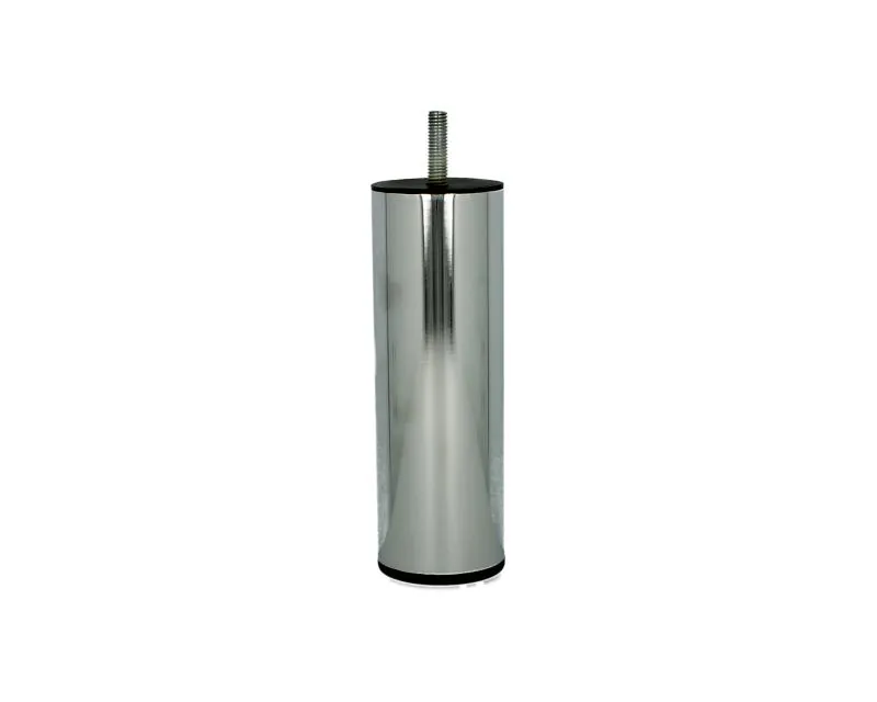 (W)Nóżka Okrągła NS51 Bez Regulacji Wys. 15cm CHROM POLYSK