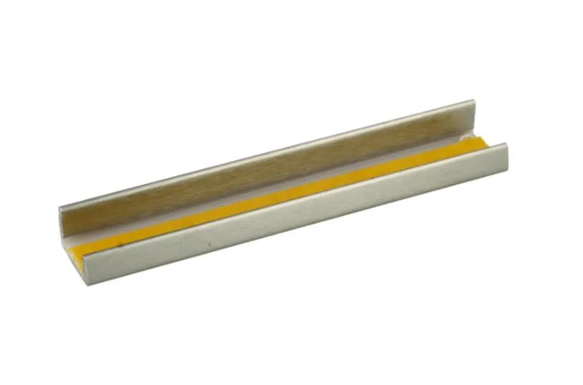 Końcówka Zaślepka do Cokołu wys.10cm STAL Szczotkowana Rehau